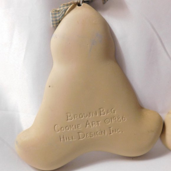 Vintage Raggedy Ann & Andy Brown Bag Cookie Art Hill Design Ceramic Molds 1980's - Picture 4 of 6